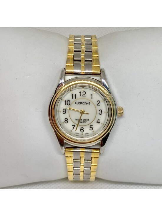 Advance Accessories - Vintage Advance watch-it women’s quartz watch two tone 23mm adjustable running